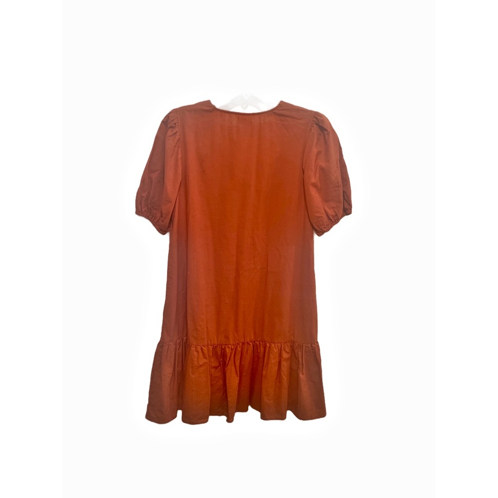 Cotton On Rust Midi Dress with Button Detail - Picture 6 of 7